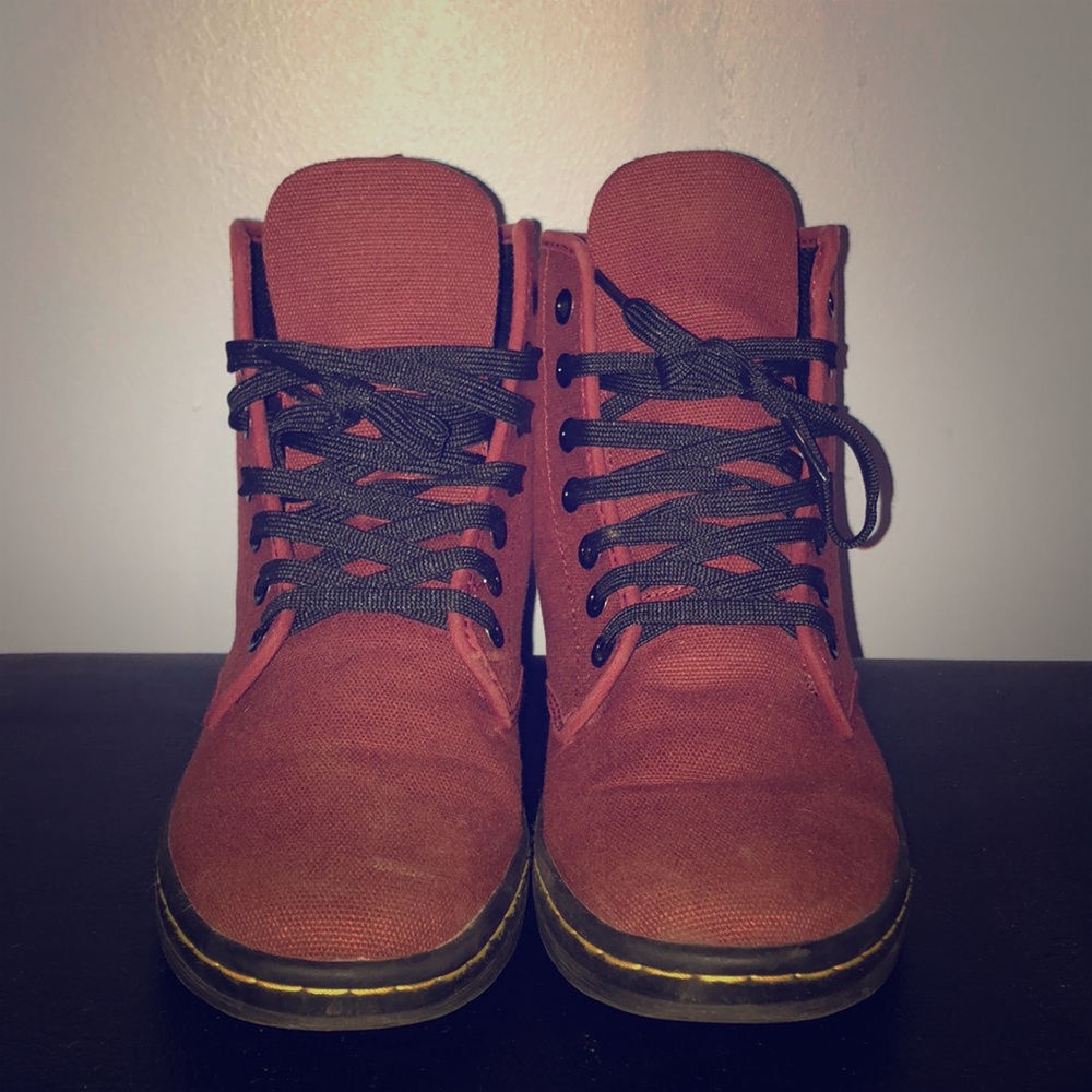 Dr Martens burgundy Shoreditch